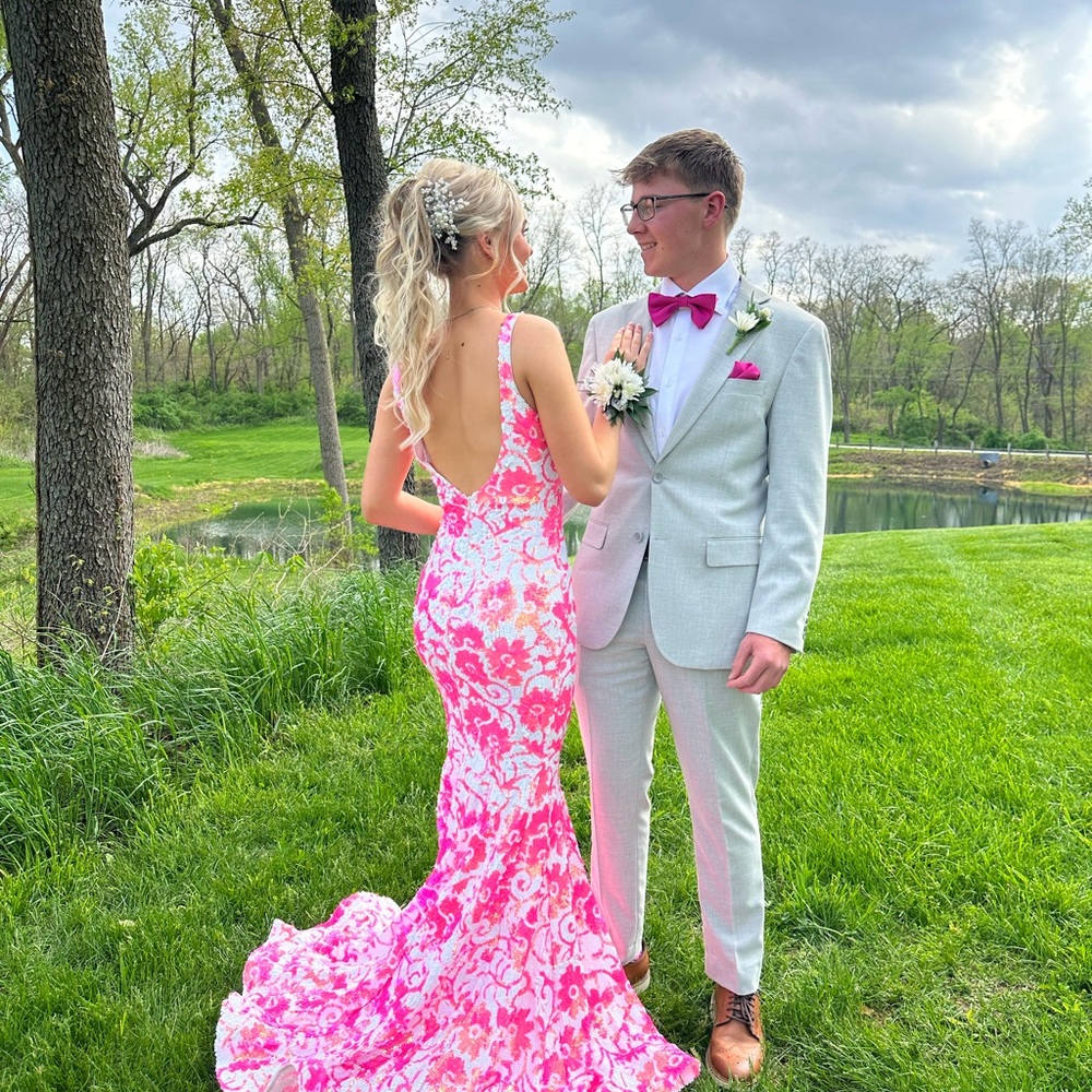 Jovani 08257 Sequin Prom Dress